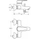 Ideal Standard Змішувач для ванни / душа Cerasprint В9566AA