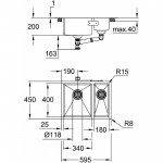 Кухонна мийка Grohe Sink K700 31577SD1