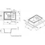 Кухонна мийка Lidz 620x435 / 200 GRF-13 (LIDZGRF13620435200)