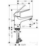 Hansgrohe NOVUS LOOP змішувач для раковини, змішувач (71080000)