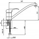 Rubineta Змішувач для кухні Prince P00001