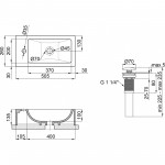 Q-Tap Раковина Qtap Crow 500х255х130 White з донним клапаном QT0511A010W