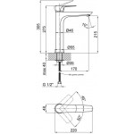 Q-Tap Змішувач для раковини Qtap Flaja 1010H102C (QTFLA1010H102C)