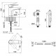 Q-Tap Змішувач для раковини з лійкою Qtap Flaja 1510L102C (QTFLA1510L102C)