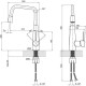 Q-Tap Змішувач для кухні Qtap Kuchyne 90X102FC (QTKUC90X102FC)