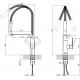 Q-Tap Змішувач для кухні з рефлекторним зливом Qtap Kuchyne 91107AC (QTKUC91107AC)