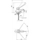 Q-Tap Змішувач для раковини Qtap Lek 1541107C (QTLEK1541107C)