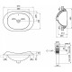 Q-Tap Раковина Qtap Leo з донним клапаном QT11114032W