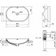 Q-Tap Раковина Qtap Leo з донним клапаном QT11115010W (QT11114028W)