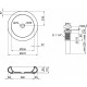 Q-Tap Раковина-чаша Qtap Robin з донним клапаном QT13113062MB