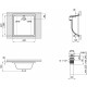 Q-Tap Раковина Qtap Stork з донним клапаном QT15116086W