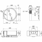 Q-Tap Раковина-чаша Qtap Swan 425х435х195 White з донним клапаном QT1611A005W