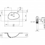 Q-Tap Раковина Qtap Virgo 800х480х167 White з донним клапаном QT1811FL8128BRW