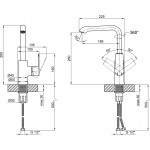 Q-Tap Змішувач для кухні Qtap Zelnava 9050101FG (QTZELN9050101FG)