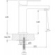 RJ Змішувач для умивальника Rod RBZ091-1