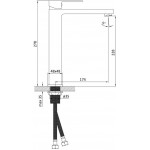 RJ Змішувач для умивальника Rod RBZ091-1B