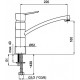 Rubineta Змішувач для кухні Static A00008