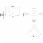 RJ Змішувач для ванни Stern RBZZ004-3