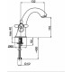 Rubineta Змішувач для умивальника Toscana M20006