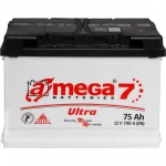 A-Mega Акумулятор автомобільний Ultra 75А 12 B «+» праворуч