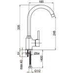 Rubineta Змішувач для кухні Ultra U30068