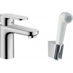 Hansgrohe VERNIS BLEND змішувач для умивальника 100 з гігієнічної лійкою, колір лійки-білий (71215000)