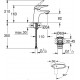 Grohe Змішувач для умивальника Wave 2015 23583001